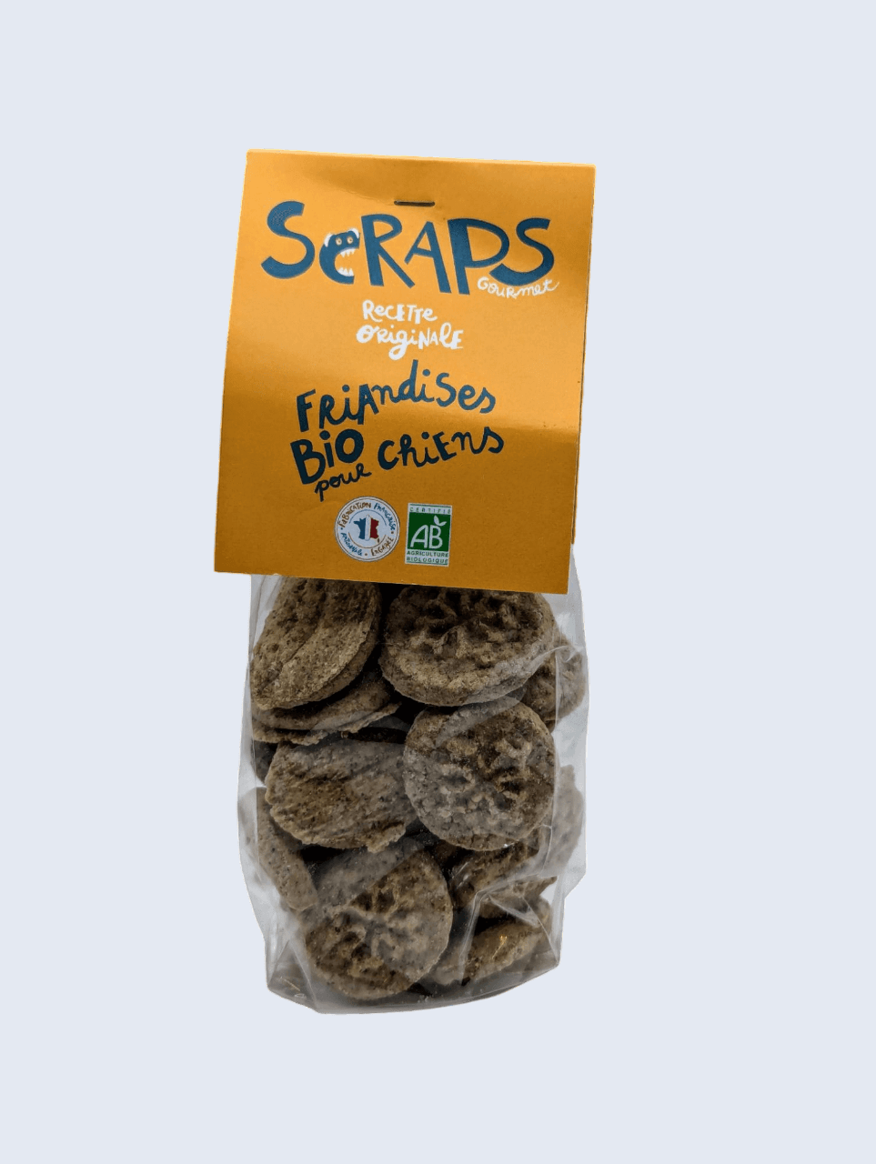 Un biscuit 100% bio, sans additifs, pour faire plaisir à votre chien tout en respectant la planète.