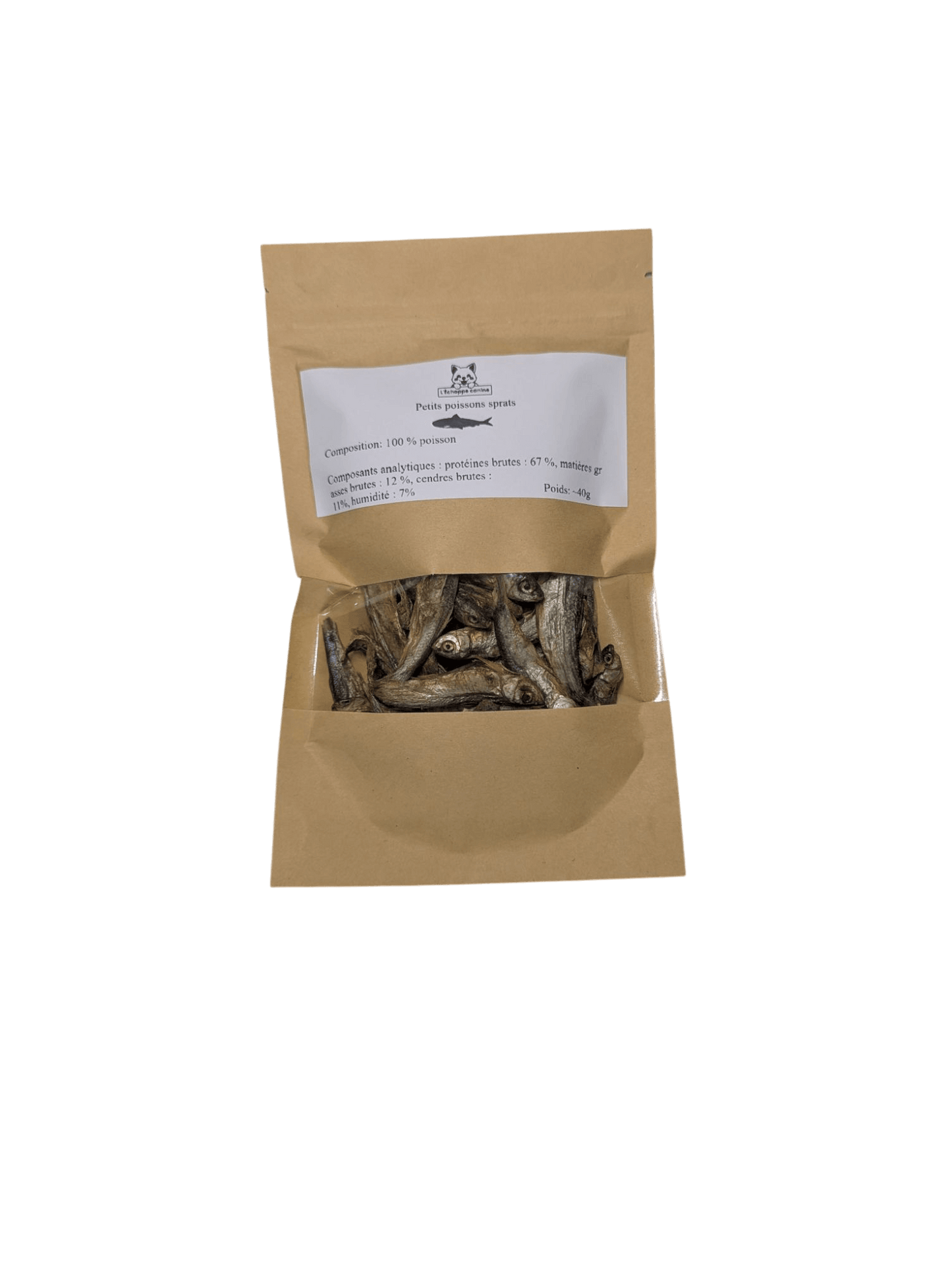Poissons Sprat Naturels pour Chien | Friandises Riches en Oméga 3